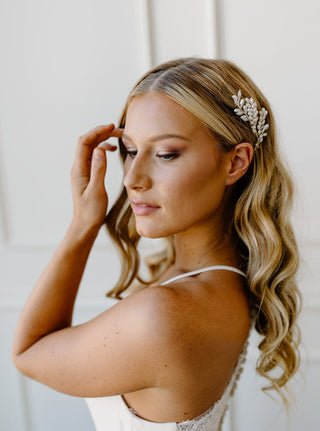 Pearl Branch Hair Comb from Tailored Tulle at Mae Bridal, pearl bridal hair comb, wedding hair comb, bridal hair accessories