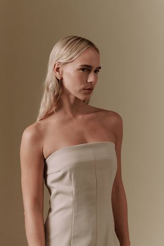 Luxury bridal earrings at Mae Bridal, the Their Studios Mimi Pin Earrings, detail