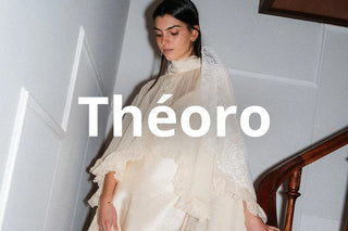 Théoro designer portrait at Mae Bridal, Spanish couture bridal house, handmade to order wedding dresses