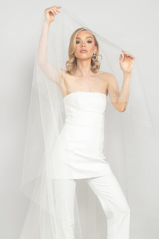 Viola Crystal Cathedral Veil