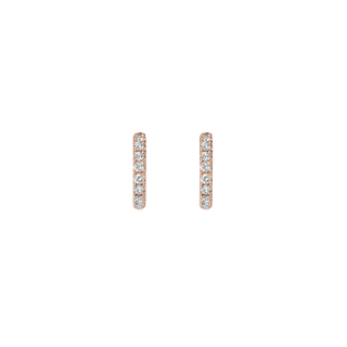 Diamond Huggie Earrings