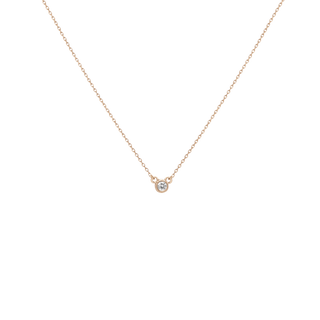 Mini Diamond Bezel Necklace