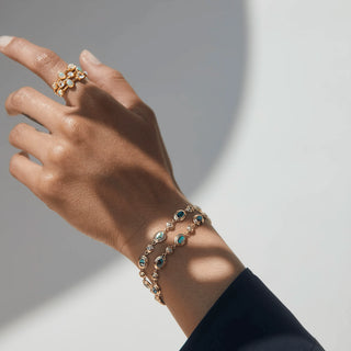 Gemstone Tennis Bracelet