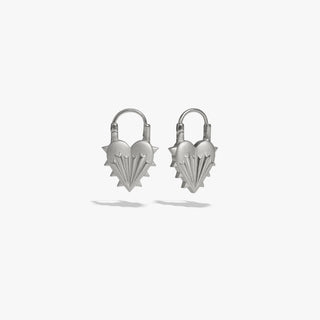 Spiked Heart Earrings
