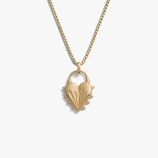 Spiked Heart Necklace
