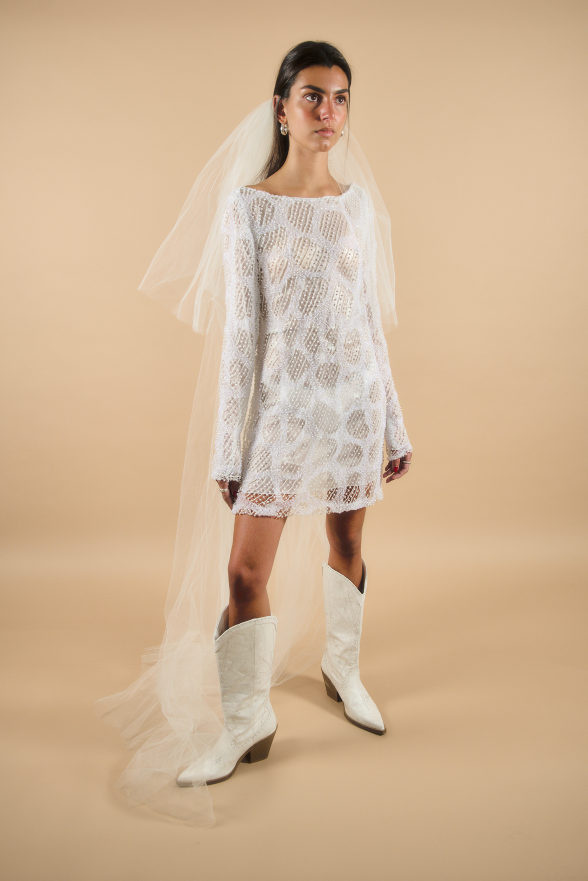 Moss Lace Mini Dress - Théoro