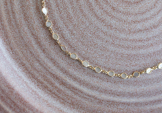 Lunar Glow Solid Gold 14k Bracelet
