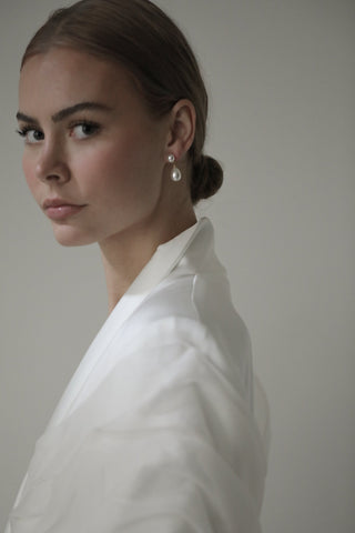 Pearl Double Drop Earrings
