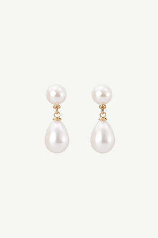 Pearl Double Drop Earrings