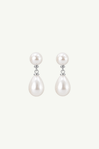 Pearl Double Drop Earrings