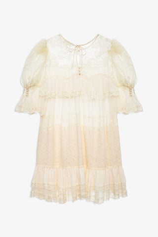 Elara Ruffle Mini Dress