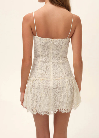 Locket Lace Mini Dress | For Love & Lemons  Mae Bridal