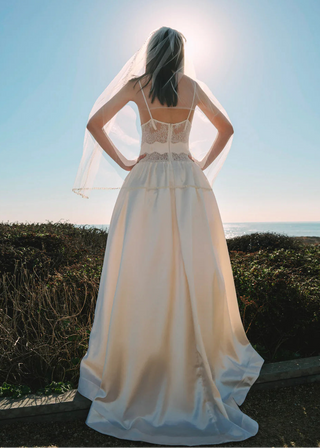 lace second look wedding dress Casual Second Wedding Dresses