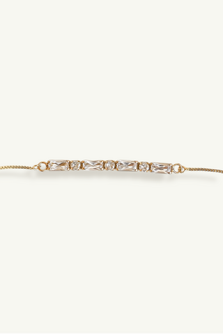Baguette Gold Bolo Bracelet