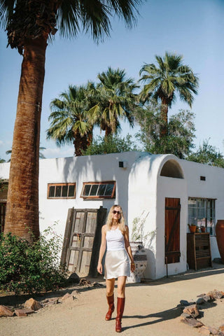 Madison Slip Skirt I Ivory White Silk Slip Skirt