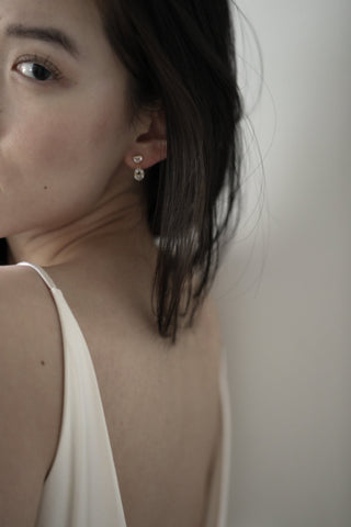 Micro Glass Drop Earrings