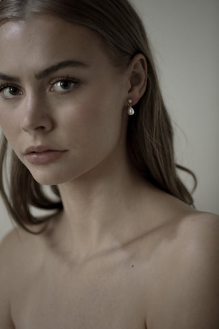 Pearl Micro Drop Earrings