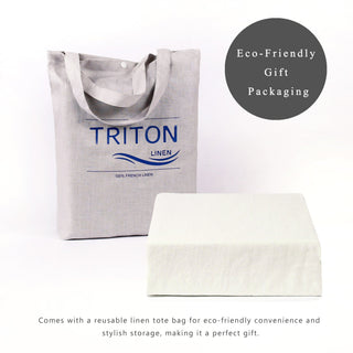 100% Linen Duvet Cover - Cream White Duvet Cover Only