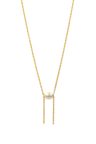 Pearl Bolo Necklace