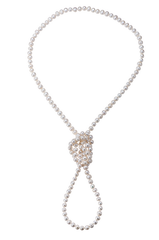 60 Inch Freshwater Pearl Rope Necklace
