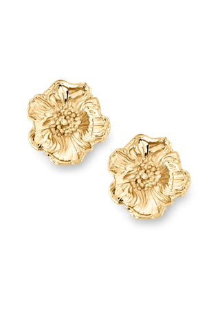 Poppy Studs Gold