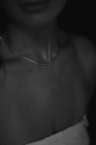 Dainty Crystal Tennis Necklace