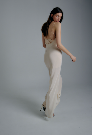 Sunflower Silk Slip Dress