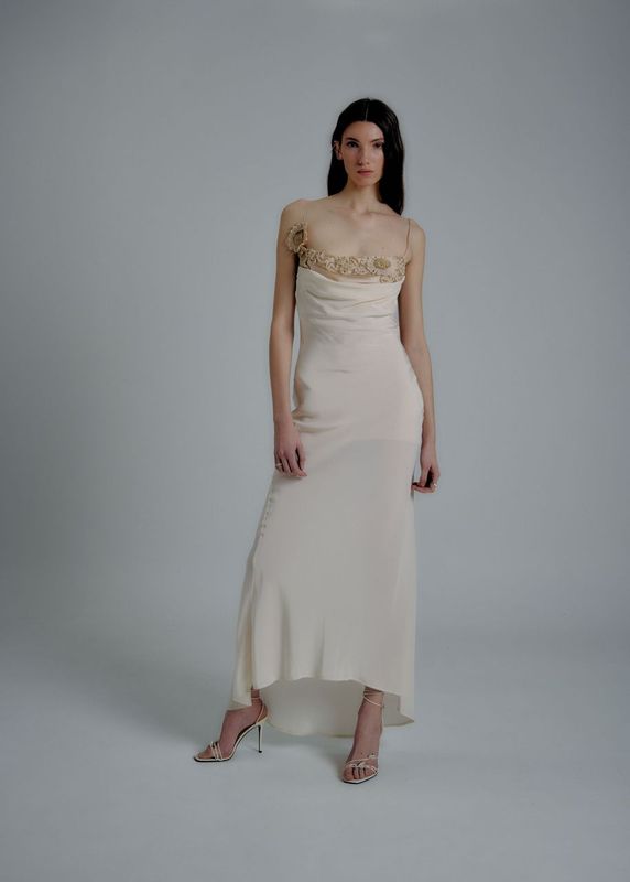 Sunflower Silk Slip Dress Mae Bridal Sunflower Silk Slip Dress Mae Bridal