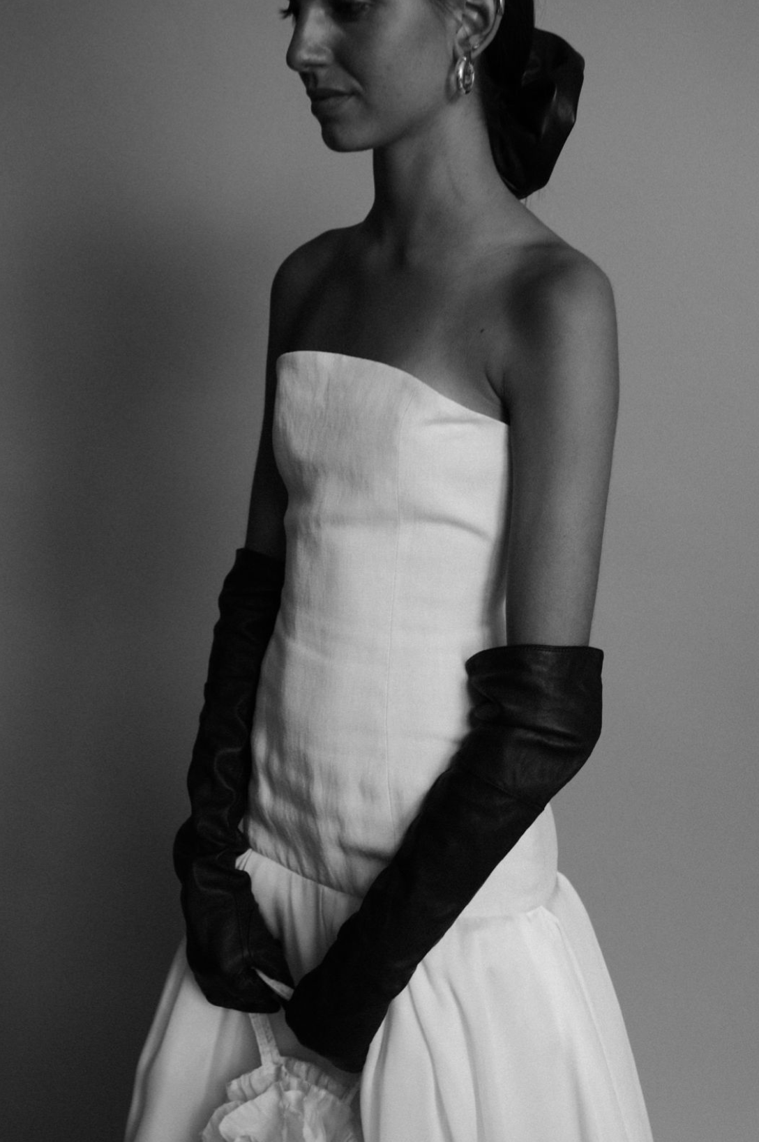The Crown Linen & Silk Wedding Gown - Thoro Bridal